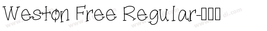Weston Free Regular字体转换